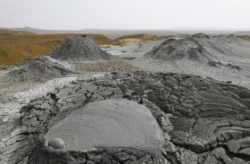 Mud Volcanoes of Gobustan, Gobustan Region, Azerbaijan